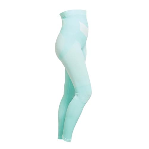 Image of Coopers of Stortford Womens Cool Shapewear Active Leggings | Aqua UK Ladies Sizes S-M L-XL (L-XL, Aqua)