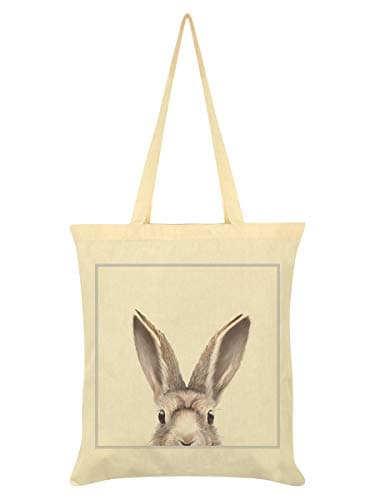 Image of Inquisitive Creatures Hare Cream Tote Bag