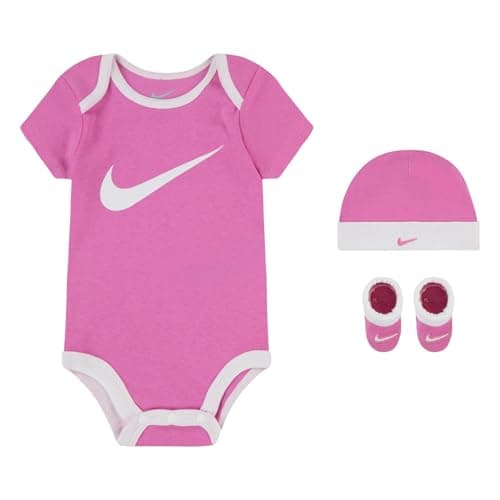 Image of NIKE KIDS MN0072 Set Swoosh Baby Set 6-12 Months Pink