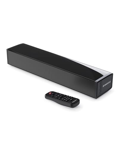 Image of Oakcastle Soundbar for TV | HDMI, ARC, Bluetooth Sound bar Wireless Speaker 60W | 2.0 TV Sound Bar Surround | Optical, AUX, Wall Mountable PC Gaming Soundbar with Remote SB40