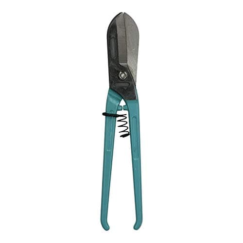 Image of 10" Tin Snips Aviation Metal Shears Cutters Straight Cutting with Return Spring
