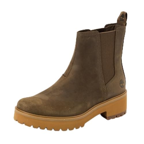 Image of Timberland Women's Carnaby Cool Chelsea Boot, OLV Full Grain, 3.5 UK