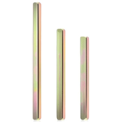Image of PIANKEKE 3 Pcs Door Handle Spindles, Replacement Spare Windows UPVC and Door Handle Spindle Bars, MetalDoor Knob Spindle Parts, 7.5mm x 90mm / 100mm / 130mm
