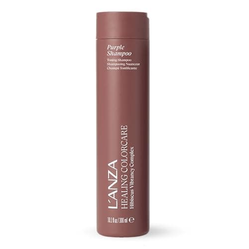 Image of L’ANZA Healing ColorCare Silver Brightening Shampoo, for Silver, Gray, White, Blonde & Highlighted Hair - Boosts Shine and Brightness while Healing, Controls Unwanted Warm Tones (300ml)
