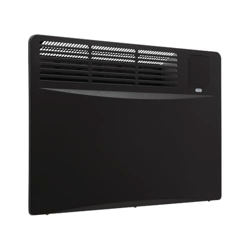 Image of ECOSO Elio 1500W Black WiFi Convector Panel Smart Electric Heater - 420mm x 615mm