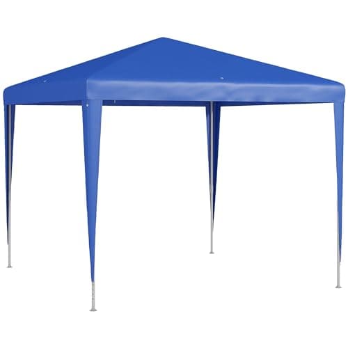 Image of Outsunny 2.7m x 2.7m Garden Gazebo Marquee Party Tent Wedding Canopy Outdoor(Blue)