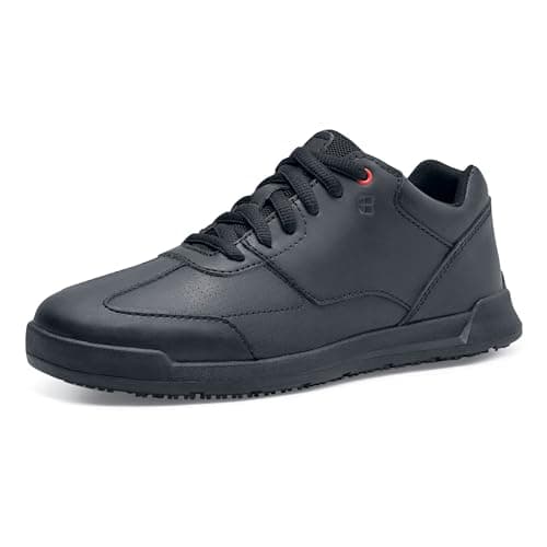 Image of Shoes for Crews Women's Slip-Resistant Work Sneakers – Comfortable, Water-Repellant, Non-Slip, Removable Insoles – Ideal for Restaurant, Catering Kitchen, Chef-Footwear, Waitress – Liberty Black