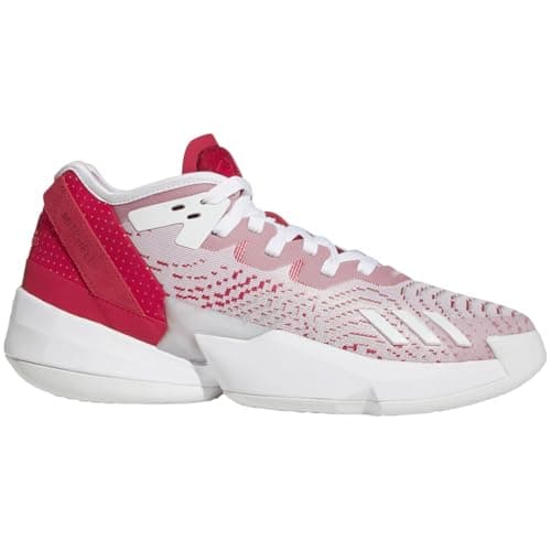 Image of adidas Unisex-Adult D.o.n. Issue 4 Basketball Shoe, Cloud White-power Red, 7 UK