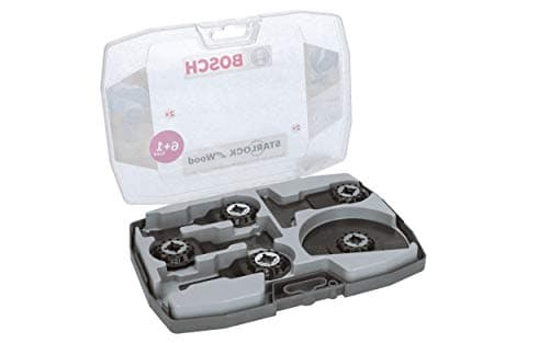 Image of Bosch Professional 7-piece Starlock Plunge-Cutting Blade/Segment Saw Blade Set (wood and metal, Accessories: Multi-functional tool)