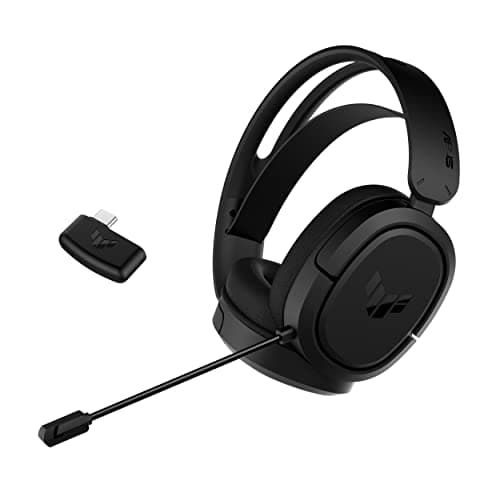 Image of Asus TUF Gaming H1 Wireless Headphones Wireless Headset Discord Certified 7.1 Sound 2.4GHz USB-C Compatible with PC, Mac, Switch, Smartphone, PS4, PS5