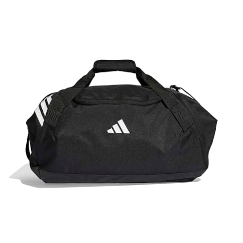 Image of adidas Unisex TIRO Duffle Bag Medium, Black/White, One Size