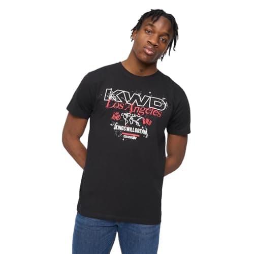 Image of Kings Will Dream Mens Map T-Shirt (XS) (Black)