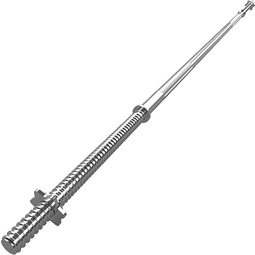 Image of GYM MASTER 1" Diameter Standard Barbell with Spinlock Collars, Choice of Sizes - 6ft