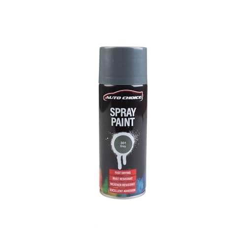 Image of Auto Choice Grey Spray Paint 400ml – Multi Surface Aerosol Paint for Metal, Plastic, Wood & Automotive Use, Fast Drying, Durable Finish, Fade & Weather Resistant