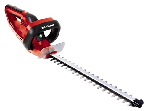 Image of Einhell 50cm (20 Inch) Electric Hedge Trimmer - Laser-Cut Diamond-Ground Steel Blades With 16mm Cutting Thickness - GH-EH 4550 Lightweight Hedge Cutter, Powerful, Safe and Easy To Use