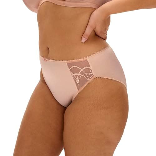 Image of Elomi Women's Plus Size Cate Brief, Latte, Large