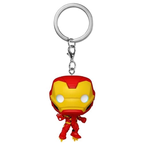 Image of Funko POP! Keychain: Marvel - New Classics - Iron Man Novelty Keyring - Collectable Mini Figure - Stocking Filler - Gift Idea - Official Merchandise - Backpack Decor