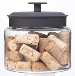 Image of Anchor Hocking Montana Glass Coffee Cookie Biscuit Jar Container Storage & Lid 48oz