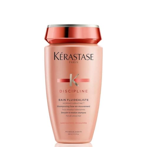 Image of Kérastase Discipline, Smoothing Anti-Frizz Shampoo, For Unruly Hair, Sulphate-Free, Bain Fluidealiste, 250ml