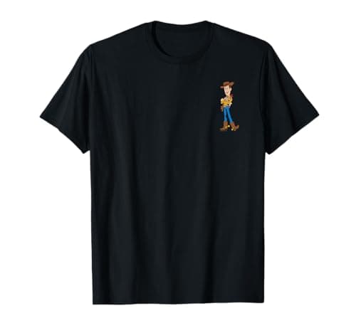 Image of Disney and Pixar's Toy Story Sheriff Woody Pocket Logo T-Shirt