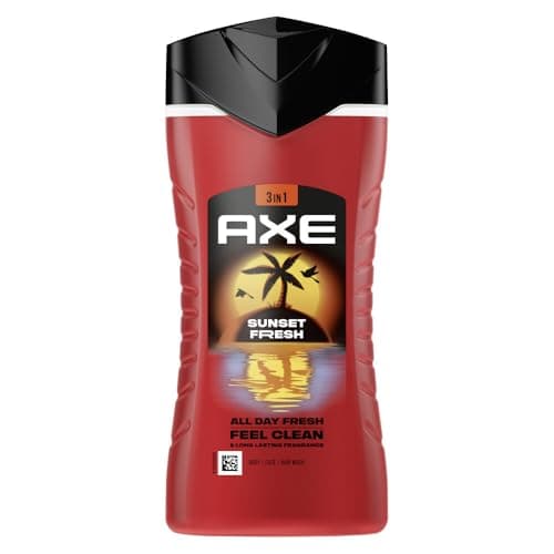 Image of Axe 3-in-1 Shower Gel Body / Face / Hair Sunset Fresh - Feel Clean - 250 ml Pack of 6