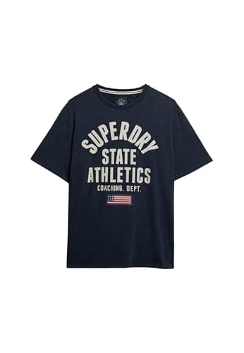 Image of Superdry, T.Shirt Athletic ESS tee, M1012176A, Nautical Navy, 2XL, Man, Adult