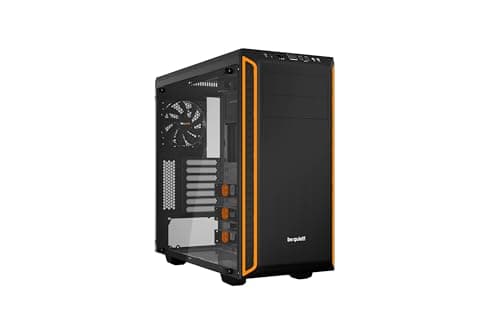 Image of be quiet! Pure Base 600 Window Orange PC Case, 2x Pure Wings 2 Fans, Radiators up to 360 mm, 3-Step Fan Controller, Tempered Glass Side Window