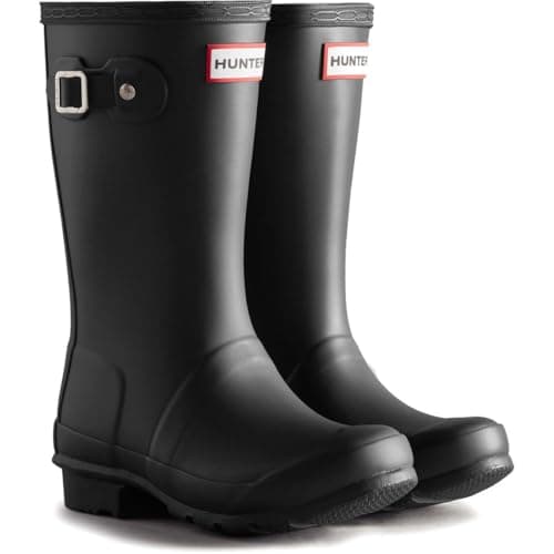 Image of Hunter Junior Originals Boot Black UK 2 BlackUK 2Black