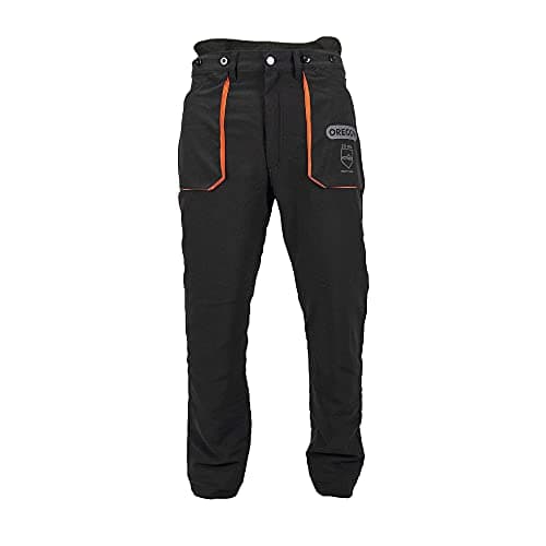 Image of Oregon Yukon Chainsaw Protective Trousers, Protection Type A Class 1, Size Medium (EU 46-48) (295435/M) Black