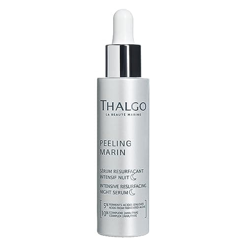 Image of Thalgo Unisex THALGO PEELING MARIN INTENSIVE NIGHT SERUM 30ML, Black, One Size UK