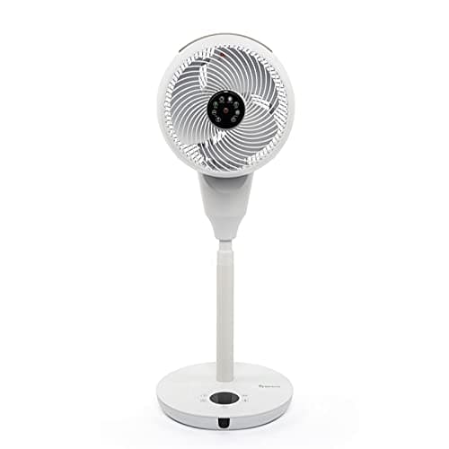 Image of Meaco MeacoFan 1056P Pedestal Air Circulator - Powerful, Energy Efficient, Quiet Cooling Pedestal Fan for bedroom, home and office, Oscillating, Remote Controlled