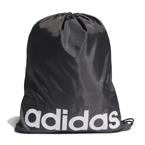 Image of Adidas GN1923 LINEAR GYMSACK Gym Bag Unisex Adult black/white Size NS