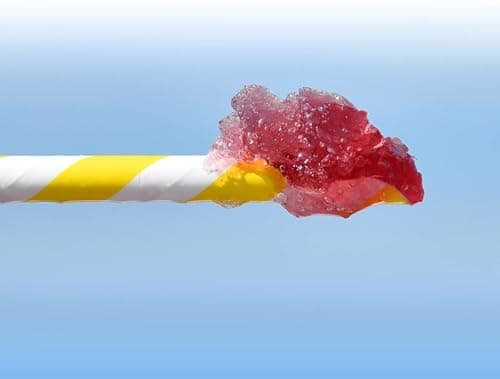 Image of Lickleys Disposable Paper Spoon Straws for Slush, Ice Cream and Sorbets (100)