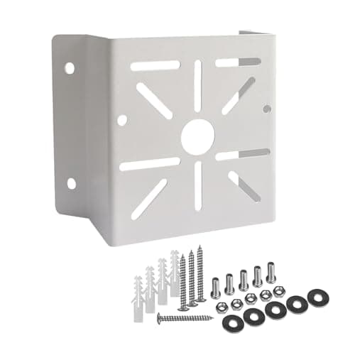 Image of WiTi Universal Corner Mount for Security Camera, Solid Metal Mounting Corner Bracket for Wall Mount Corner, Suitable for CCTV Cameras LED Wall/Stage Lights, Solar Panels (small size)
