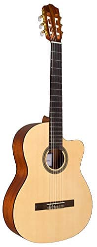 Image of Cordoba C1M-CE Acoustic-Electric Cutaway Nylon String Classical Guitar, Natural, Protégé Series