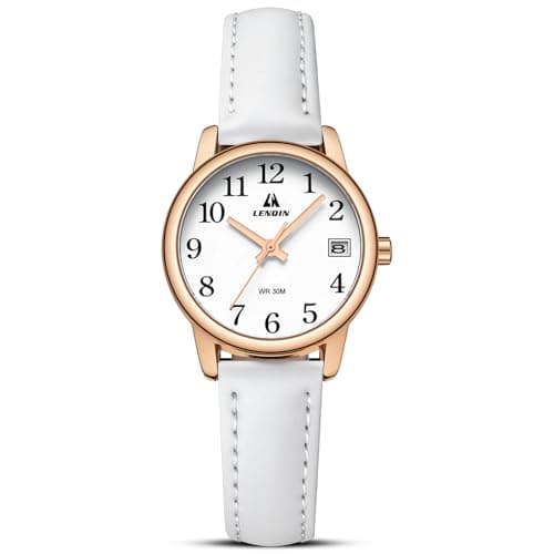 Image of LN LENQIN Ladies Watches Analog Quartz Watches for Women Waterproof Womens Watch Women's Wrist Watches with Leather Strap