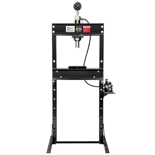 Image of SIP 20 Ton Hydraulic Press, Floor Workshop Shop Press, Manually Operated