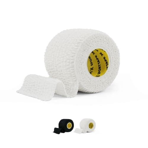 Image of SPORTTAPE Tearable 5 cm x 4.5 m Elastic Adhesive Bandage EAB – Strong-Grip, Breathable Sports Tape | Rugby Lifting, Joint Support, Compression & Thumb Taping – White Single Roll