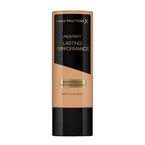 Image of Max Factor Lasting Performance Liquid Foundation, Golden Beige, Full Coverage, Flawless and Radiant Finish, Lightweight Formula, Smudge Resistant, Non Pore-Clogging, Fragrance Free, 35ml
