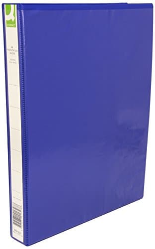 Image of Q-Connect Presentation 25mm 4D Ring Binder A4 Blue KF01327