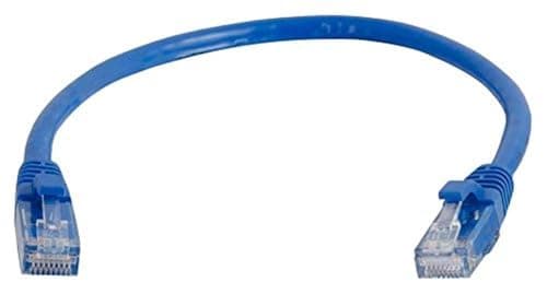 Image of C2G 83164 3M BLUE Cat5e Ethernet RJ45 High Speed Network Cable, LAN Lead Cat5e Unshielded PVC UTP Patch Cable