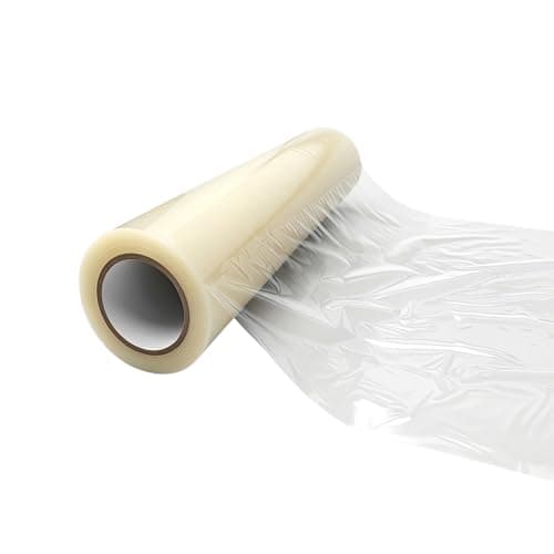 Image of EnviroMaxx Carpet Protector Film Roll – Self Adhesive Carpet Protection 60cm x 100m, Heavy Duty Waterproof Sticky Floor Cover for Stairs, Decorating, Moving & Renovation