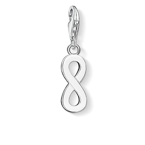 Image of Thomas Sabo Women Charm Pendant Infinity Charm Club 925 Sterling Silver 1134-001-12