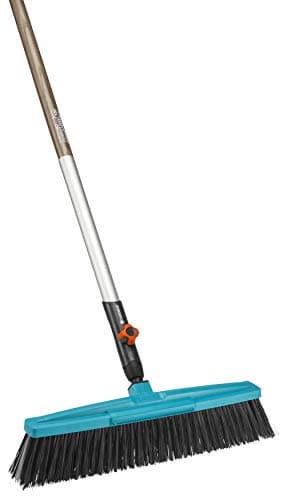 Image of GARDENA combisystem Road Broom: Stable broom for the garden and the paths around the house, 45 cm working width, polypropylene bristles - assortment (3622-30)