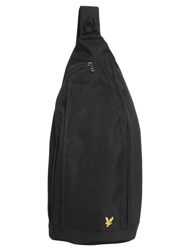 Image of Lyle & Scott Men's Jet Black Logo Shoulder Bag, jet black, One Size