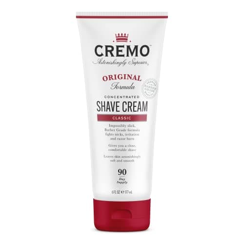 Image of Cremo Original Concentrated Shaving Cream for Men, Men's Skin Care Shave Cream, Fights Razor Burn, 177 ml