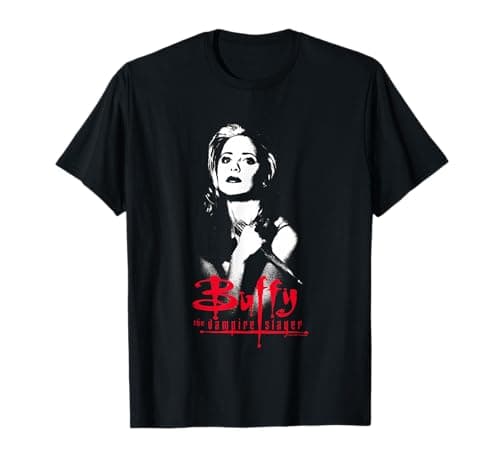 Image of Buffy The Vampire Slayer Buffy Summers Shadowed Portrait T-Shirt