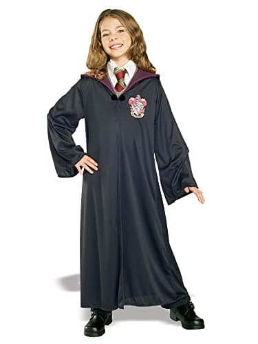 Image of Rubies Official Harry Potter Gryffindor Classic Robe Costume, Childs Size Age 9-10 Years Halloween