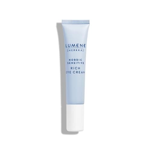 Image of LUMENE Nordic Sensitive Eye Cream | Fragrance-Free Formula for Delicate, Sensitive Skin | Enriched with Ceramides to Hydrate & Strengthen Skin Barrier | Vegan | 15 ml