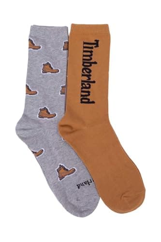 Image of Timberland - Unisex 2-Pack Socks, Biscuit, M